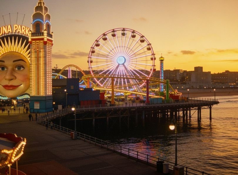 Manèges et parcs d'attractions : éclairage de spectacle